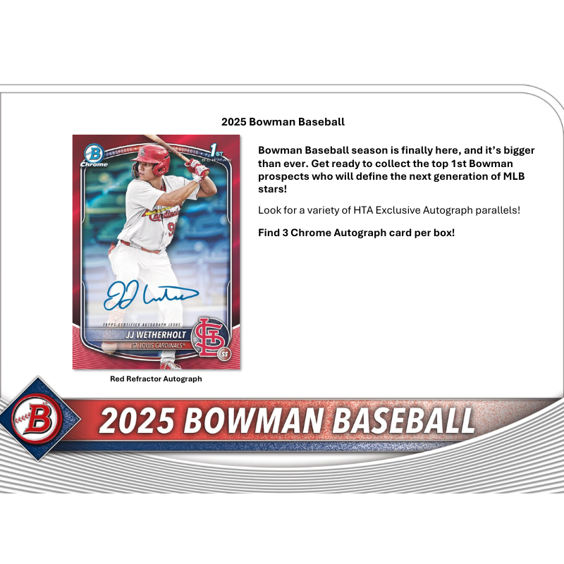 2025 Bowman Baseball Breaker&