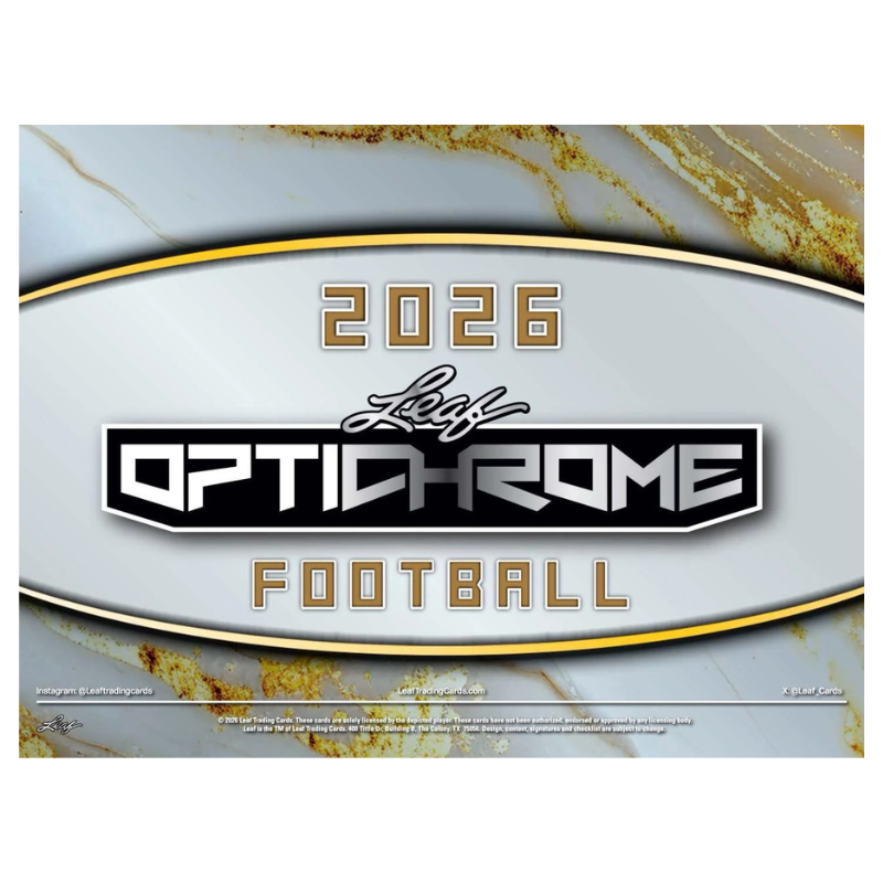 2026 Leaf Optichrome Football Hobby Box