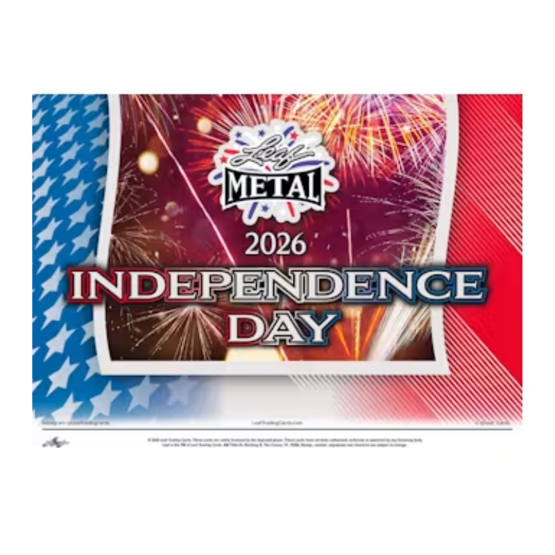 2026 Leaf Metal Independence Day Hobby 10 Box Case