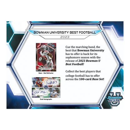 2023 Bowman University Best Football Breaker&