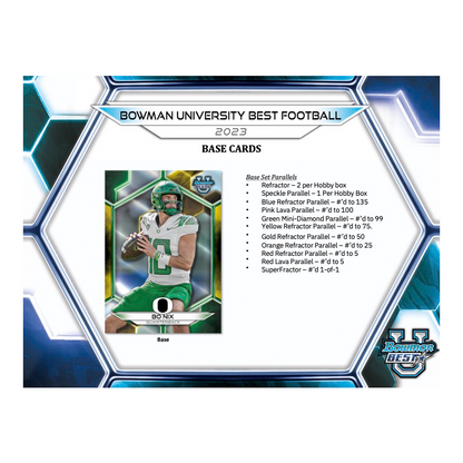 2023 Bowman University Best Football Breaker&