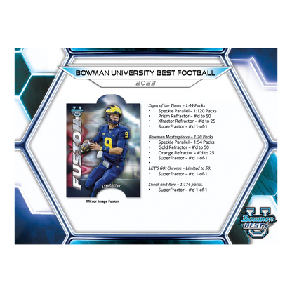 2023 Bowman University Best Football Breaker&