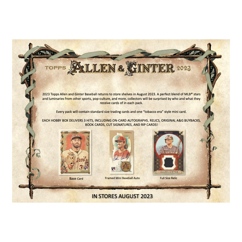 2023 Topps Allen &amp; Ginter Baseball Hobby 12 Box Case