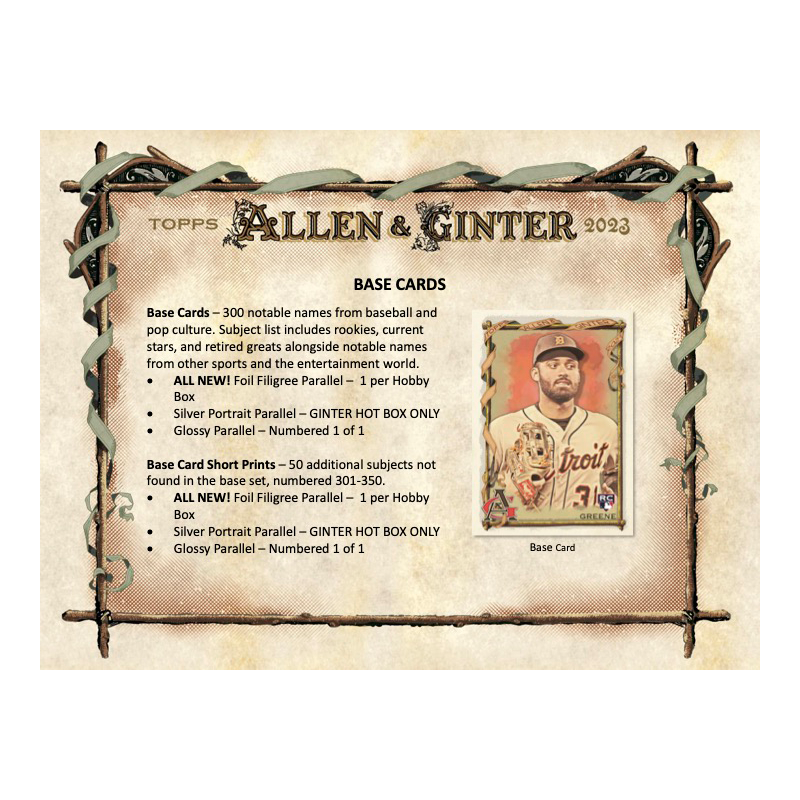 2023 Topps Allen &amp; Ginter Baseball Hobby Box
