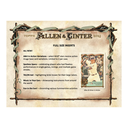 2023 Topps Allen &amp; Ginter Baseball Hobby Box
