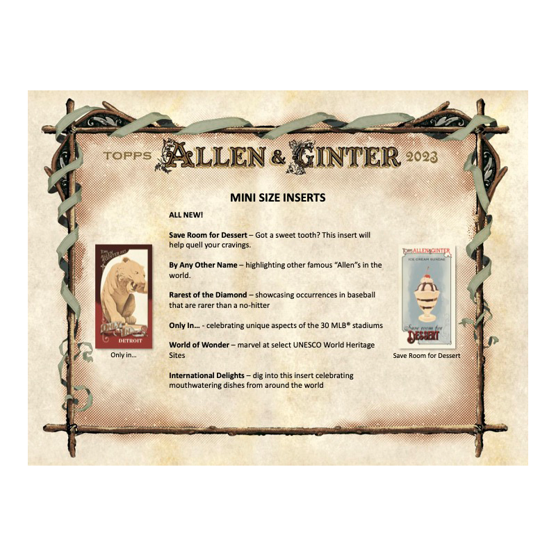 2023 Topps Allen &amp; Ginter Baseball Hobby Box