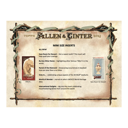 2023 Topps Allen &amp; Ginter Baseball Hobby Box