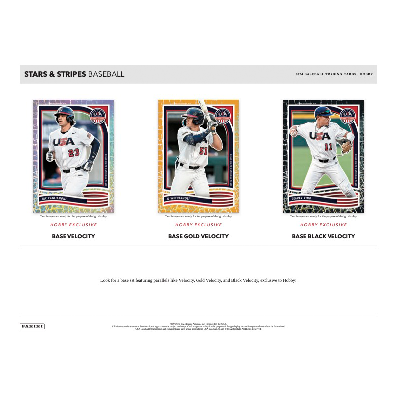 2024 Panini USA Stars &amp; Stripes Baseball Hobby Box