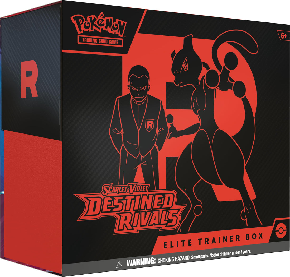 Pokemon TCG: Scarlet &amp; Violet - Destined Rivals Elite Trainer Box - 9 Packs, Accessories, Promo