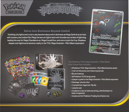 Pokémon TCG: Mega Evolution—Pitch Black Elite Trainer Box