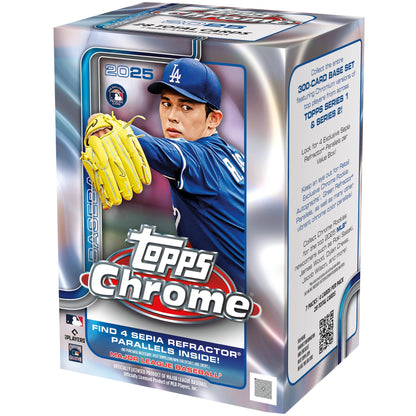 2025 Topps Chrome MLB Baseball - Factory Sealed - Value Box
