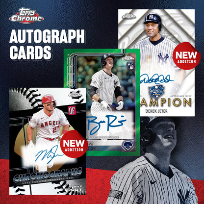 2025 Topps Chrome MLB Baseball - Factory Sealed - Value Box