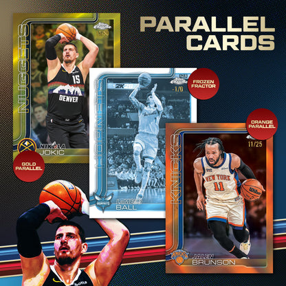 2025-26 Topps Chrome Updates NBA Basketball - Factory Sealed - Value Box