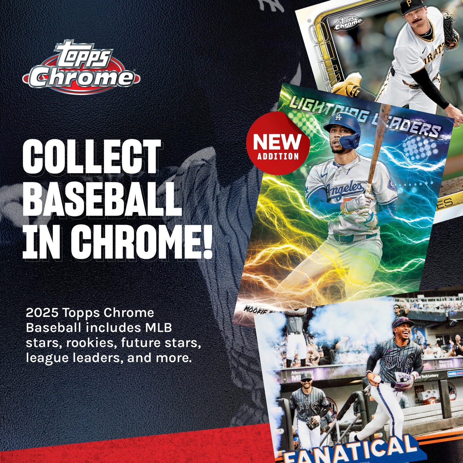 2025 Topps Chrome MLB Baseball - Factory Sealed - Value Box