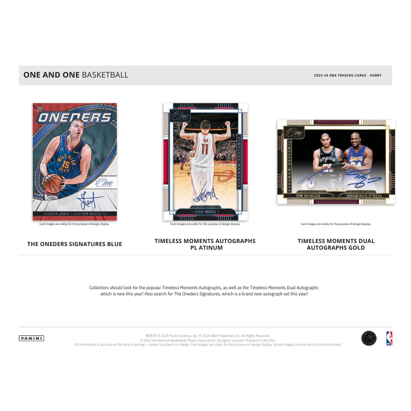 2023/24 Panini One &amp; One Basketball Hobby Box