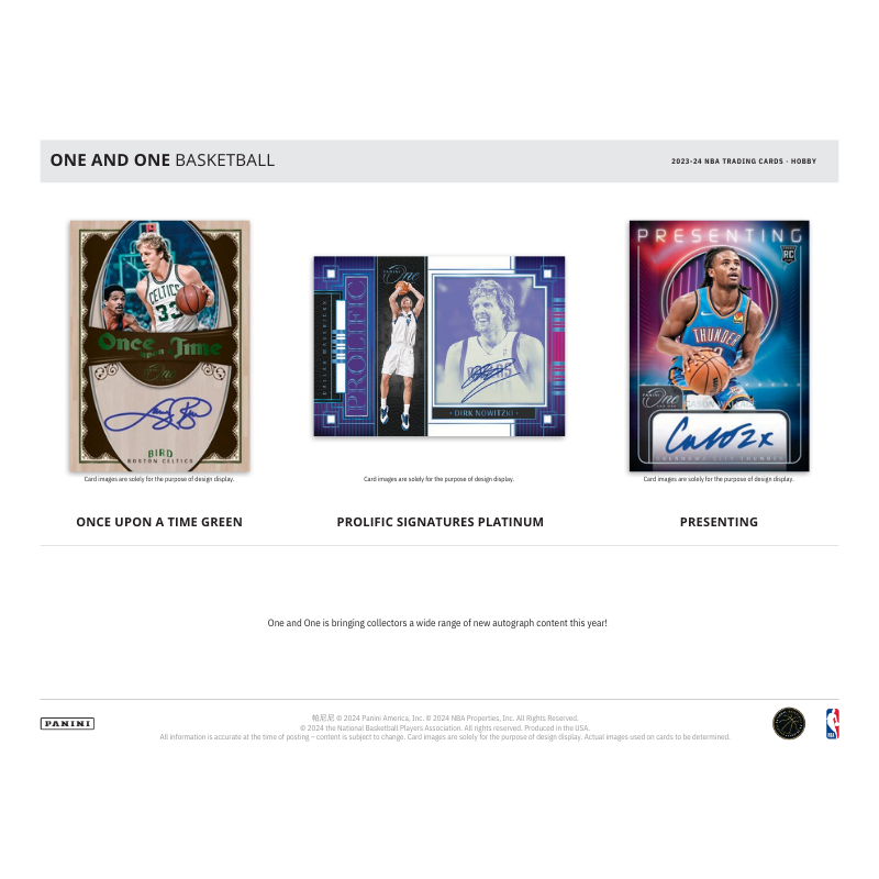 2023/24 Panini One &amp; One Basketball Hobby Box