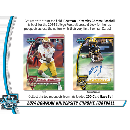 2024 Bowman University Chrome Football Breaker&