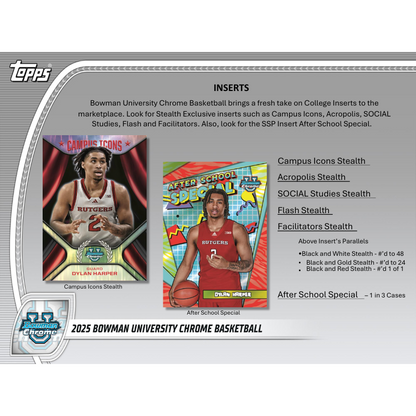 2024/25 Bowman Chrome University Basketball Breaker&