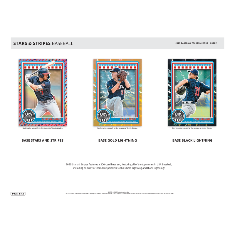 2025 Panini USA Stars &amp; Stripes Baseball Hobby Box