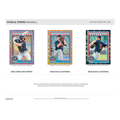 2025 Panini USA Stars &amp; Stripes Baseball Hobby Box