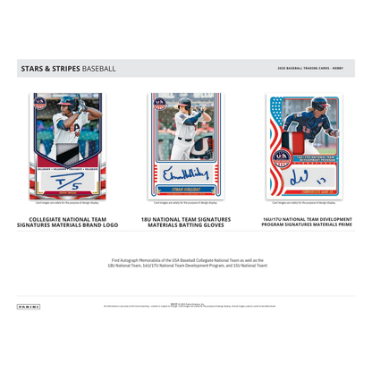 2025 Panini USA Stars &amp; Stripes Baseball Hobby Box