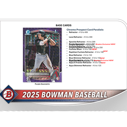 2025 Bowman Baseball Breaker&