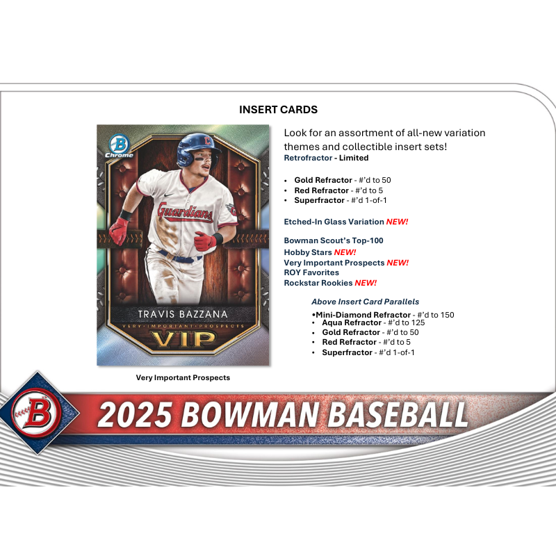 2025 Bowman Baseball Breaker&