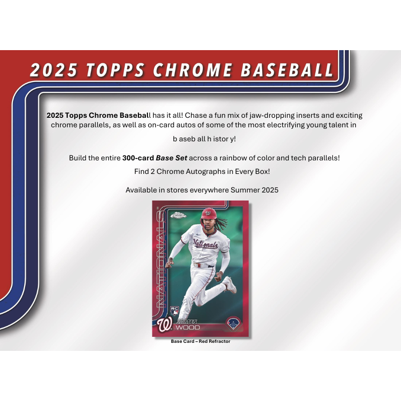 2025 Topps Chrome Baseball Breaker&