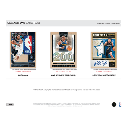 2024/25 Panini One &amp; One Basketball Hobby Box