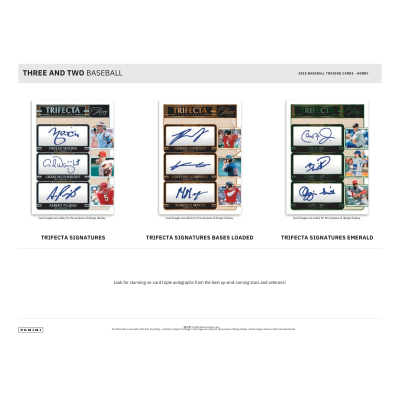 2025 Panini Three &amp; Two Baseball Hobby Box