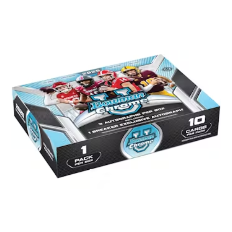 2025 Bowman University Chrome Football Breaker&