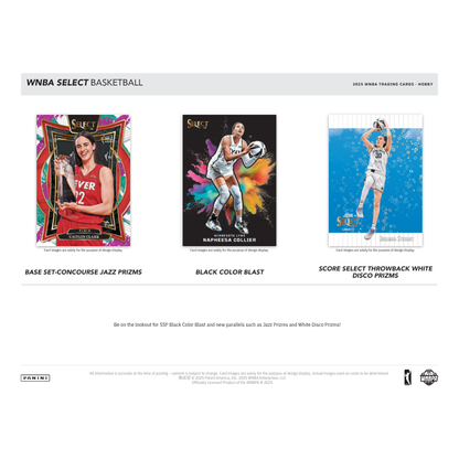 2025 Panini Select WNBA Basketball Hobby 12 Box Case
