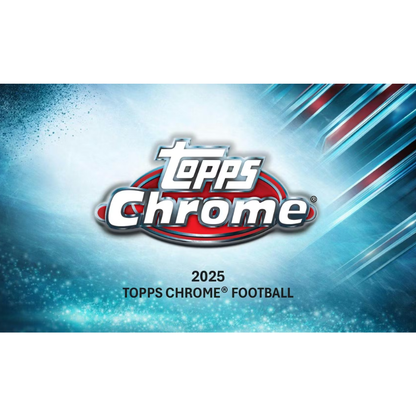 2025 Topps Chrome Football Delight 6 Box Case