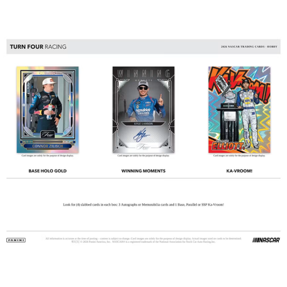 2026 Panini Turn Four Racing Hobby Box