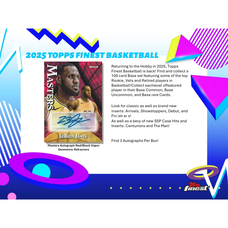 2024/25 Topps Finest Basketball Breaker&