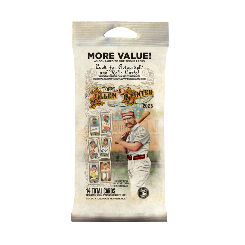 2025 Topps Allen &amp; Ginter Baseball Fat Pack 108 Pack Case