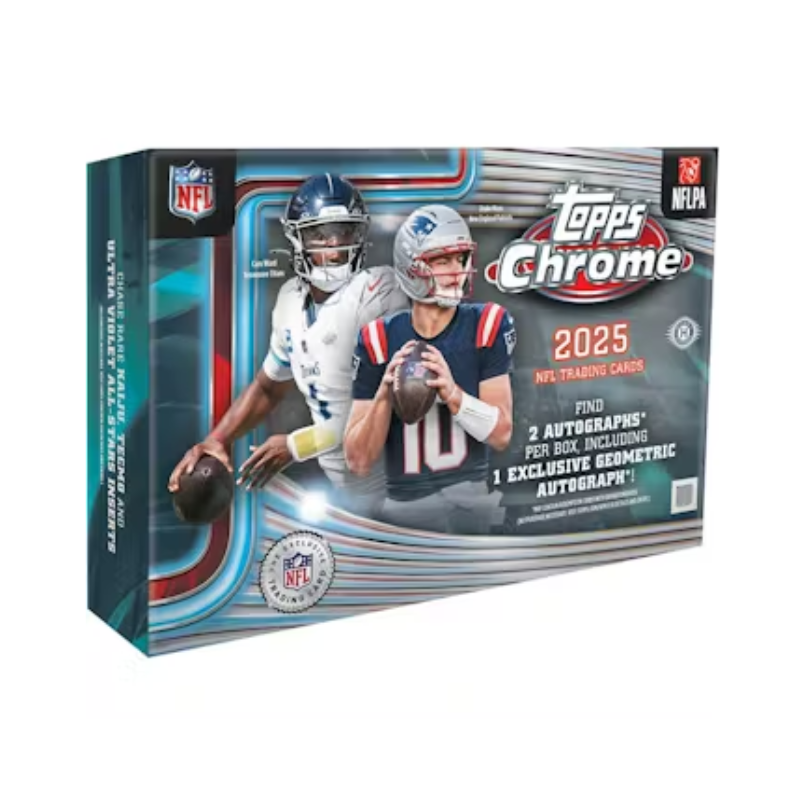 2025 Topps Chrome Football Delight 6 Box Case