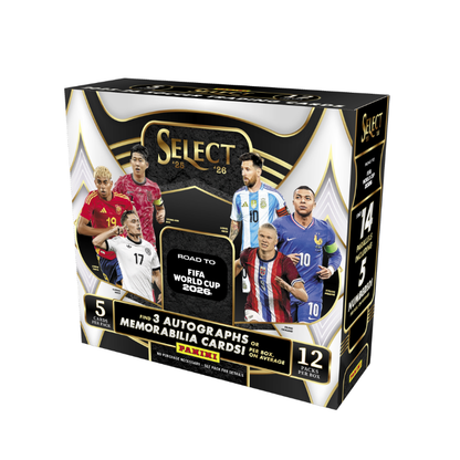 2025/26 Panini Select Road to World Cup Soccer Hobby Box