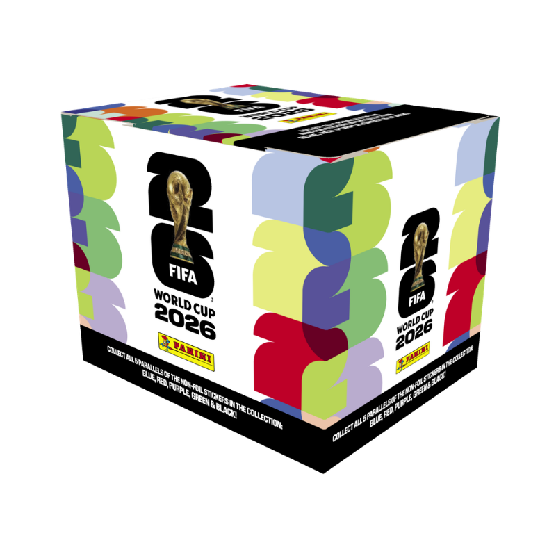 2026 Panini FIFA World Cup Soccer 50 Pack Sticker Box