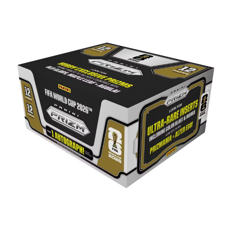 2026 Panini Prizm FIFA World Cup Soccer Hobby 12 Box Case