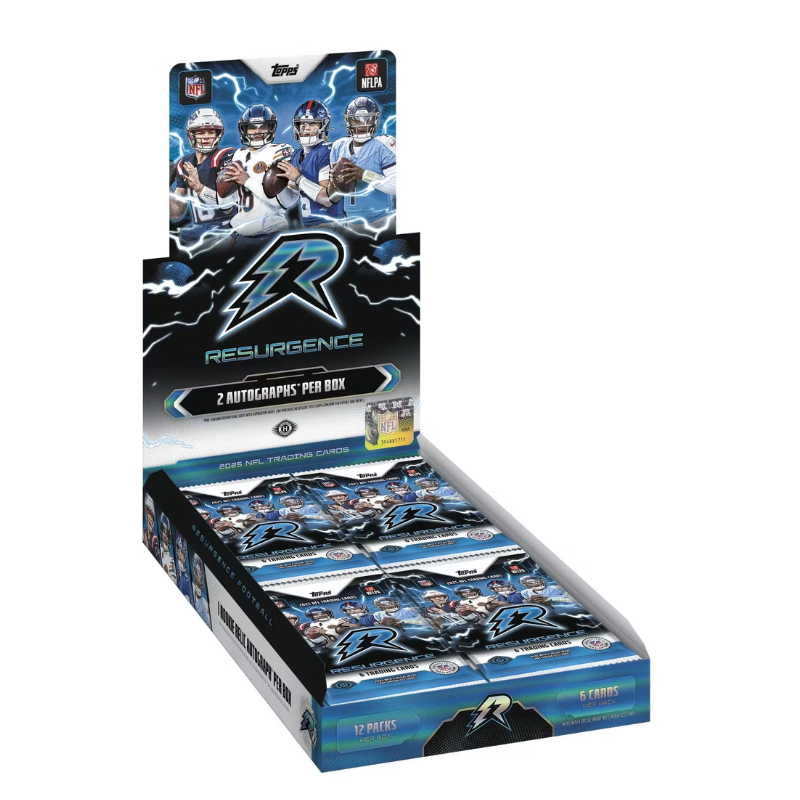 2025 Topps Resurgence Football Hobby 12 Box Case