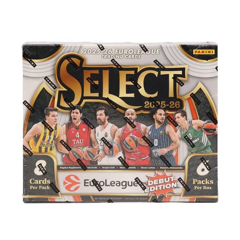 2025/26 Panini Select EuroLeague Basketball Hobby Box